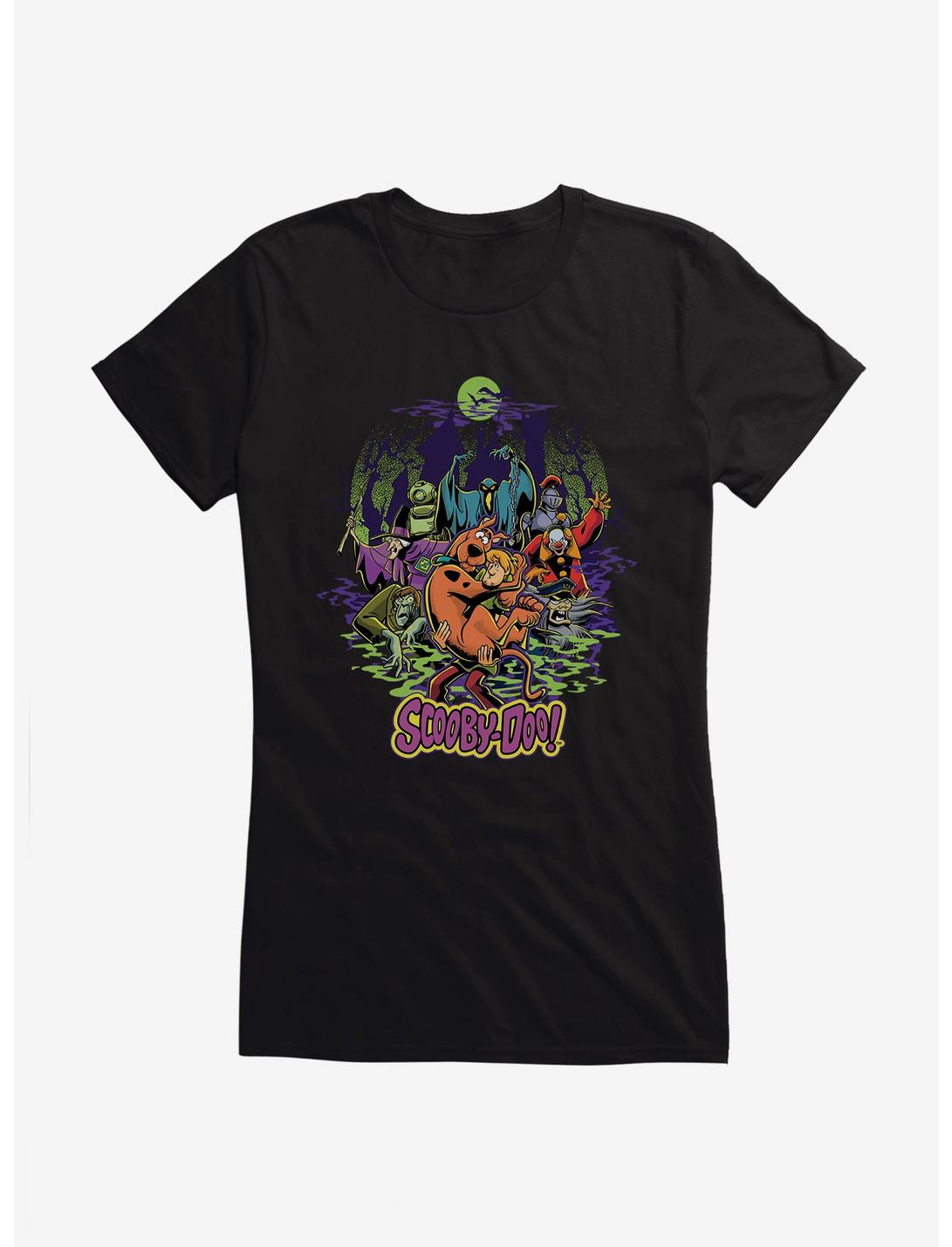 Scooby-Doo Spooky Monsters Shaggy And Scooby Girls T-Shirt