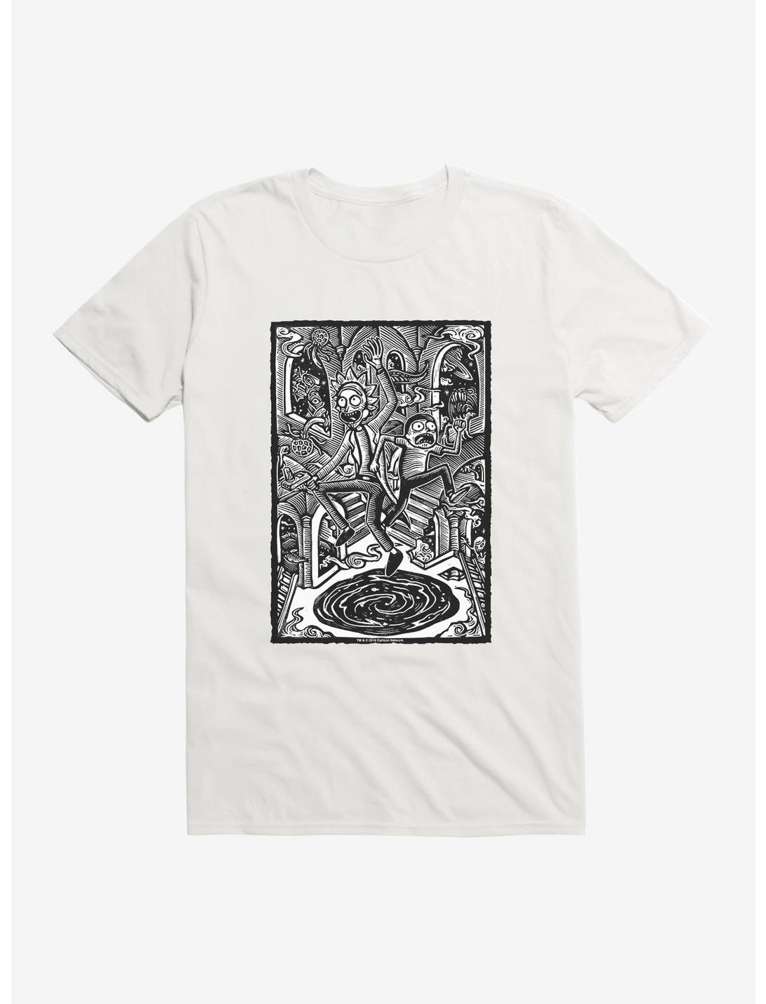 T-shirt Rick et Morty - Problèmes de portail