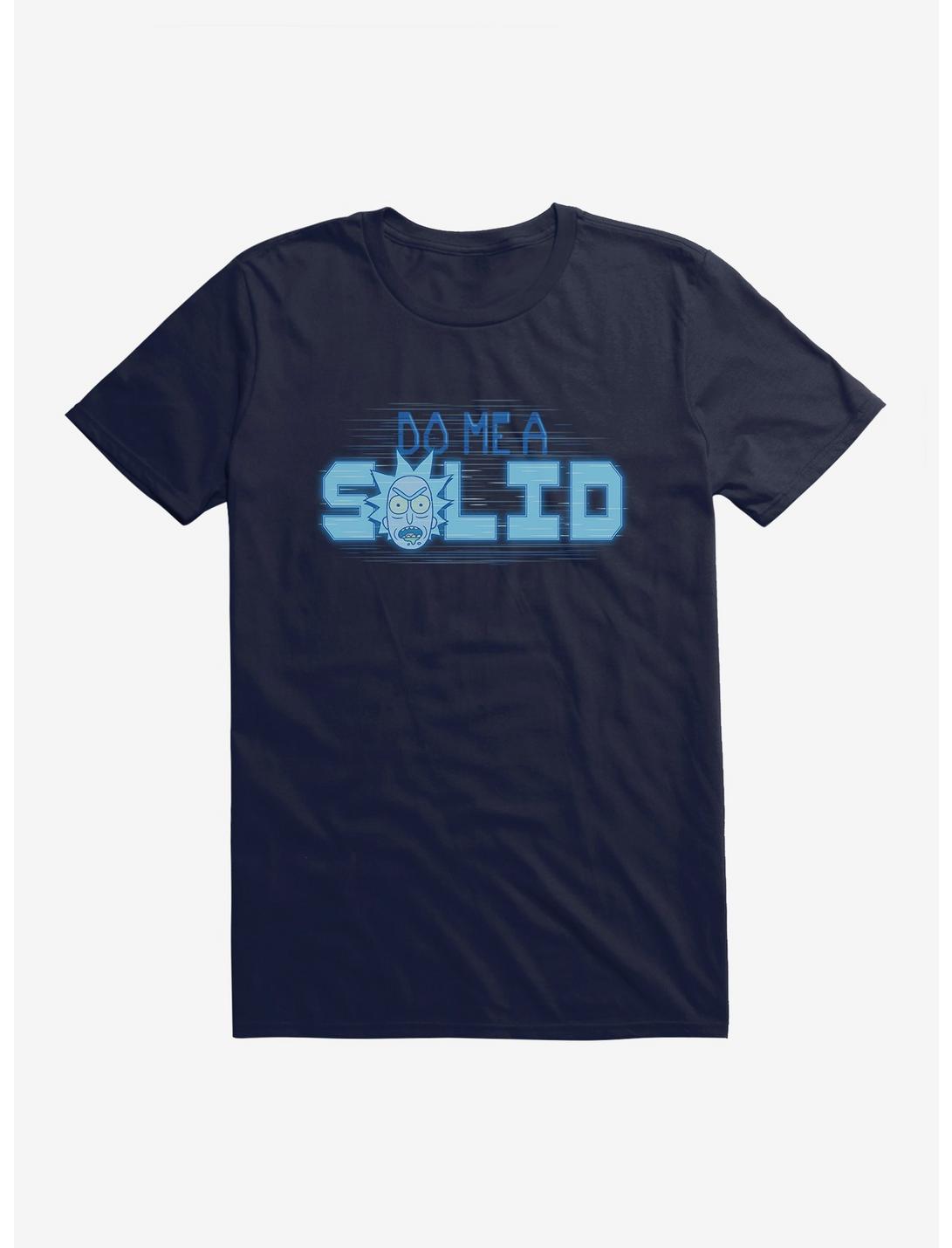 Rick And Morty Hologram Rick Do Me A Solid T-Shirt