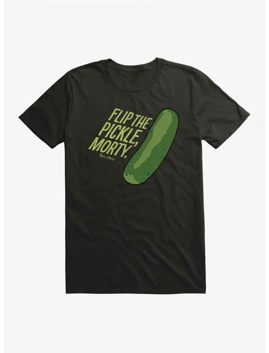 T-shirt Rick et Morty "Flip The Pickle, Morty"