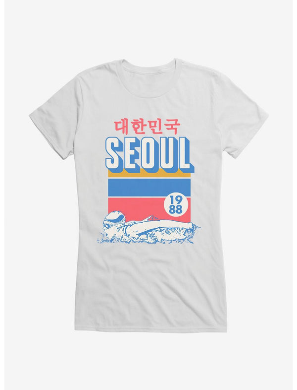 Olympic Swimming Seoul 1988 Girls T-Shirt