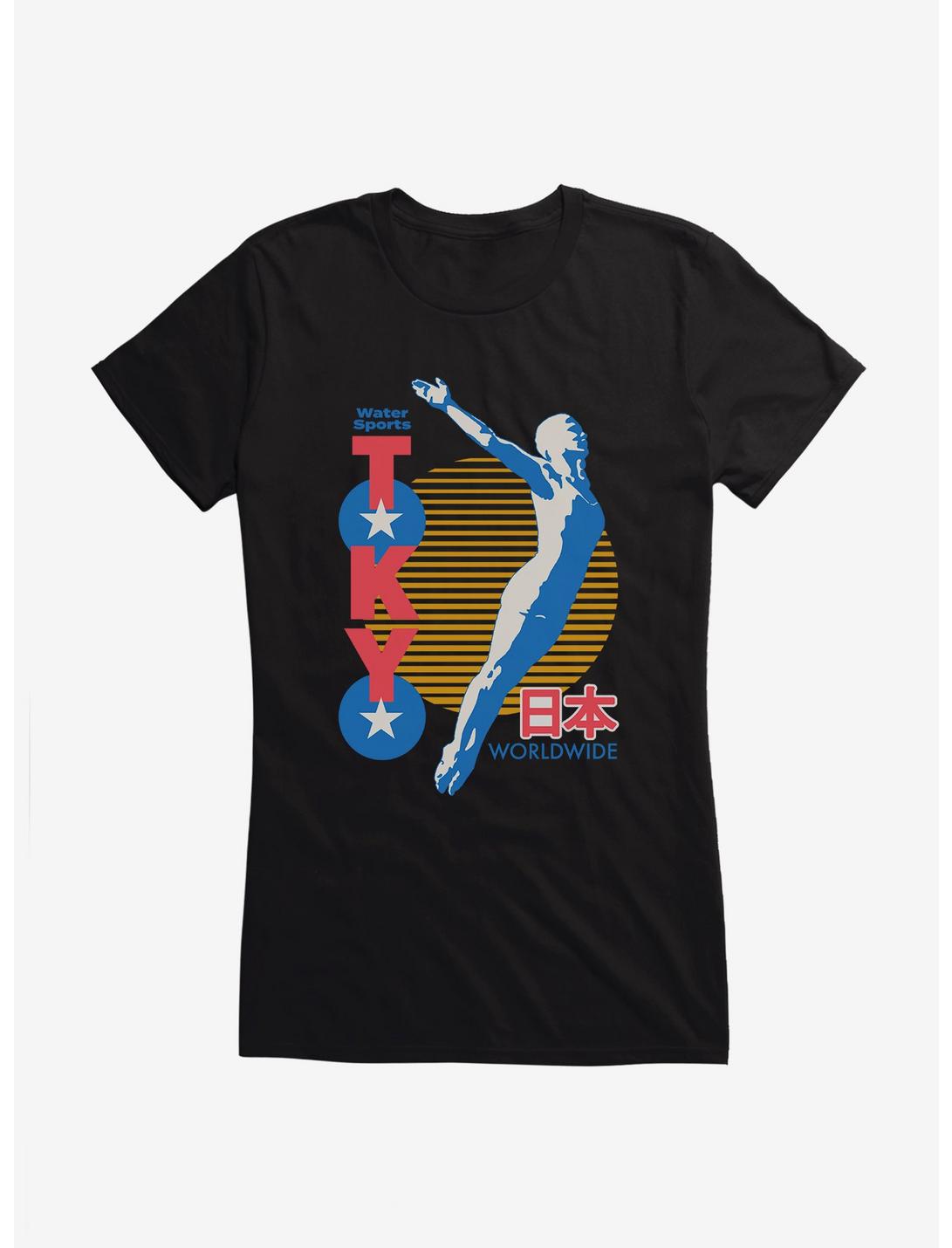 Olympic Water Sports Tokyo Worldwide Girls T-Shirt