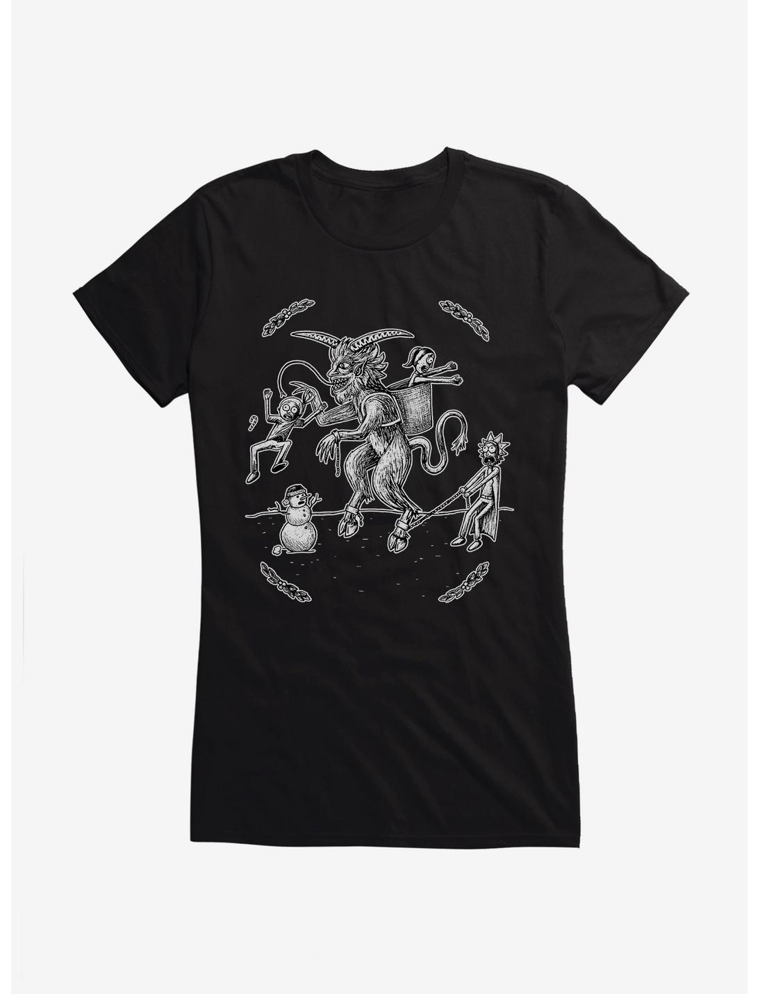 Rick And Morty Krampus Girls T-Shirt