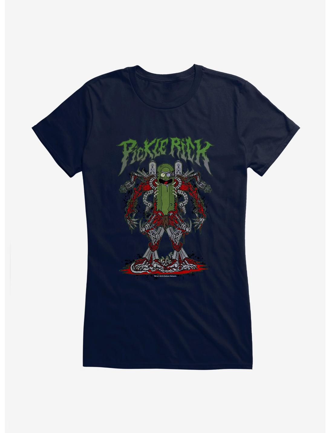 T-shirt pour fille Rick et Morty Pickle Rick Robot