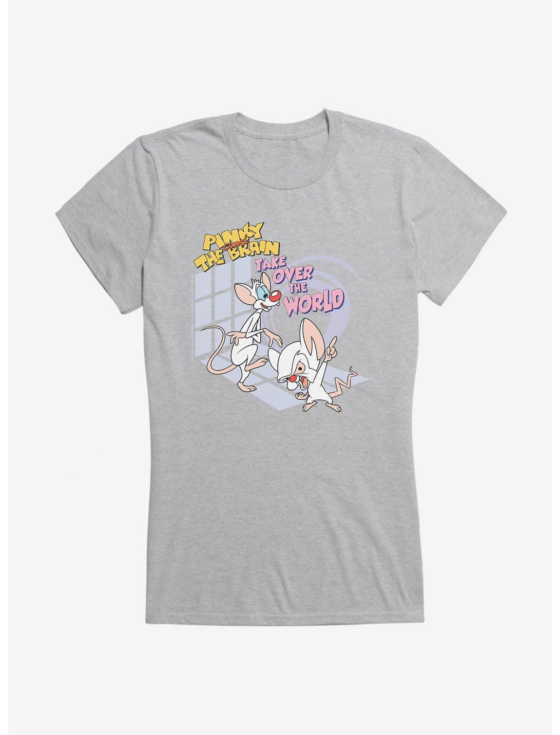 Animaniacs Pinky And The Brain Takeover Girls T-Shirt