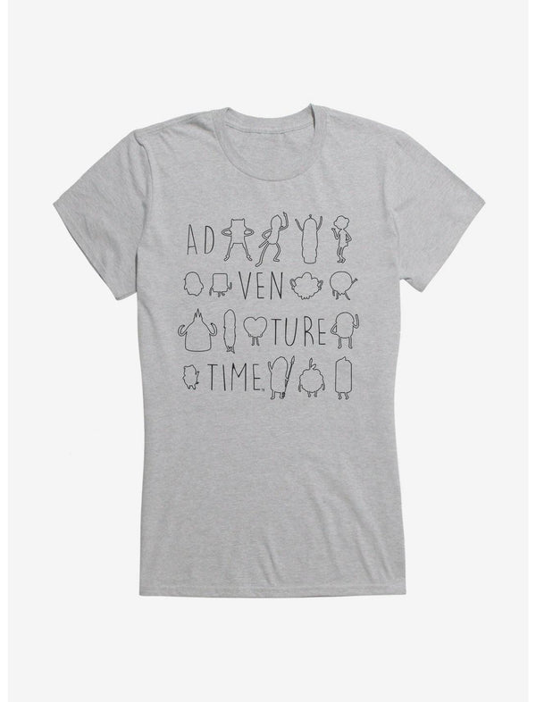 Adventure Time Character Silhouettes Girls T-Shirt