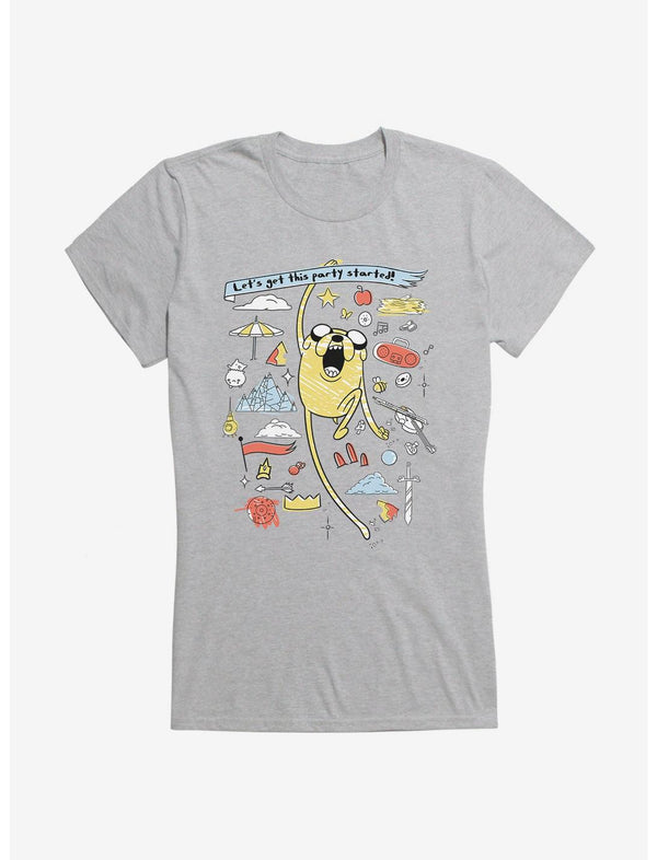 T-shirt Fille Jake Party Time Adventure Time