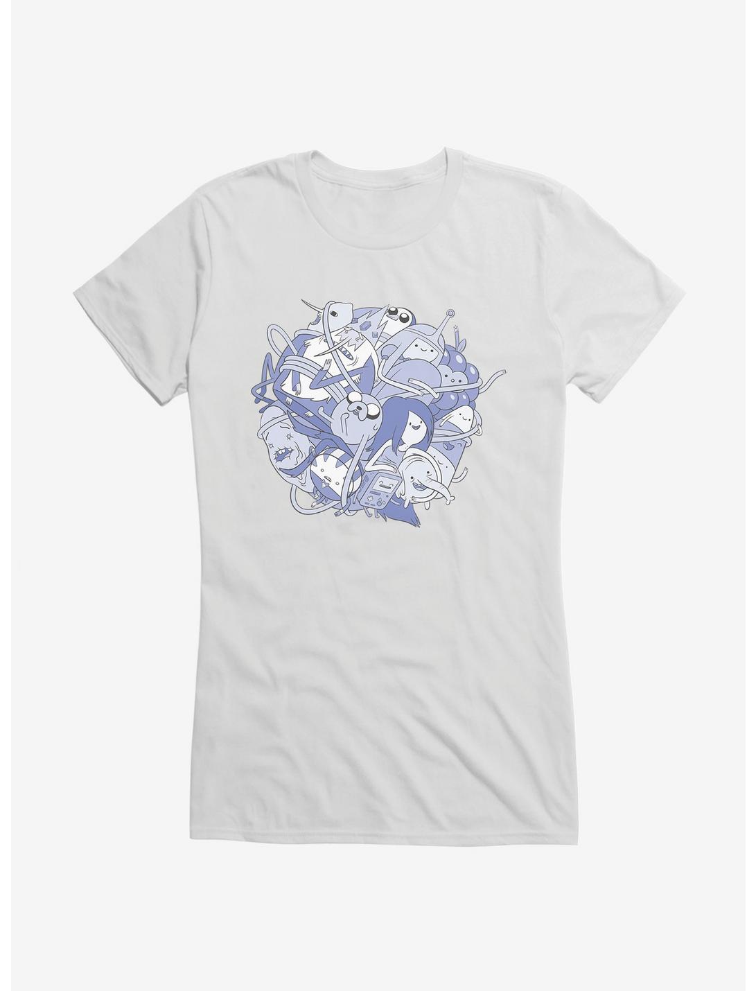 T-shirt Filles Adventure Time Groupe Câlin