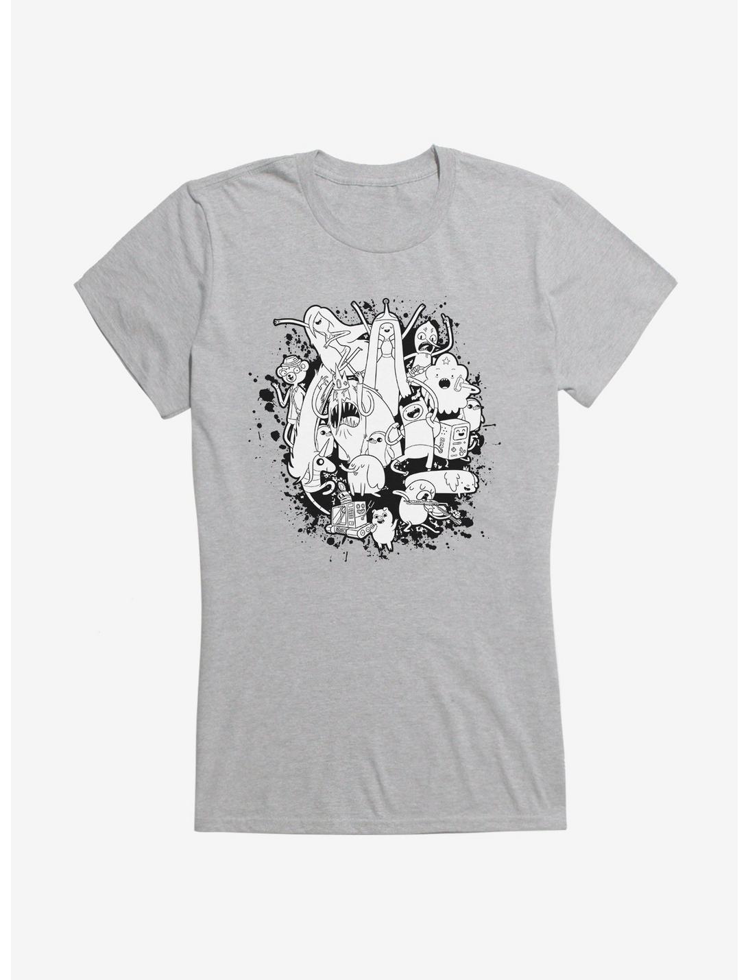 Adventure Time Paint Splatter Girls T-Shirt