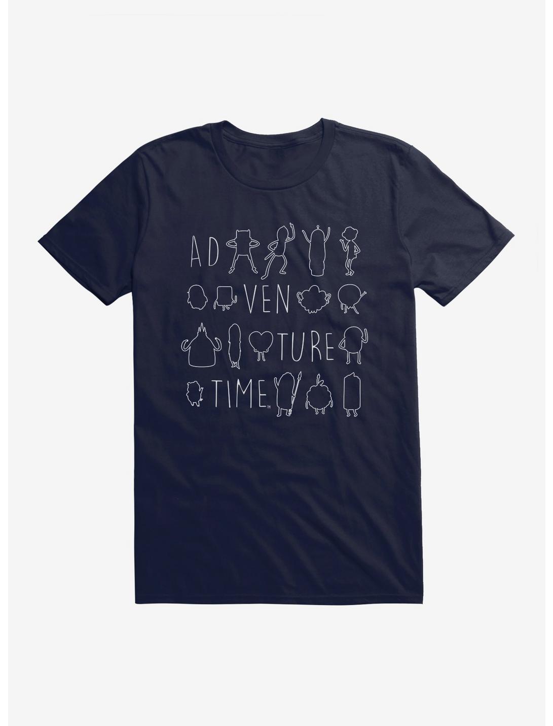 Adventure Time Character Silhouettes T-Shirt