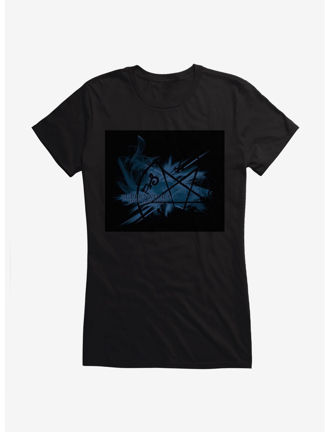 T-shirt Pentagramme Bleu Surnaturel Fille