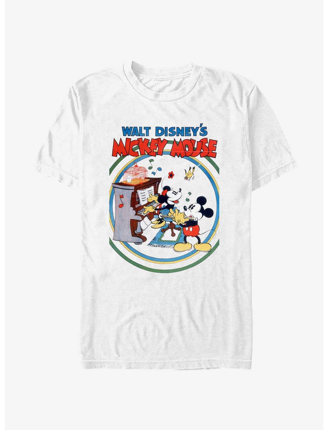 Disney Mickey Mouse & Minnie Mouse Piano T-Shirt