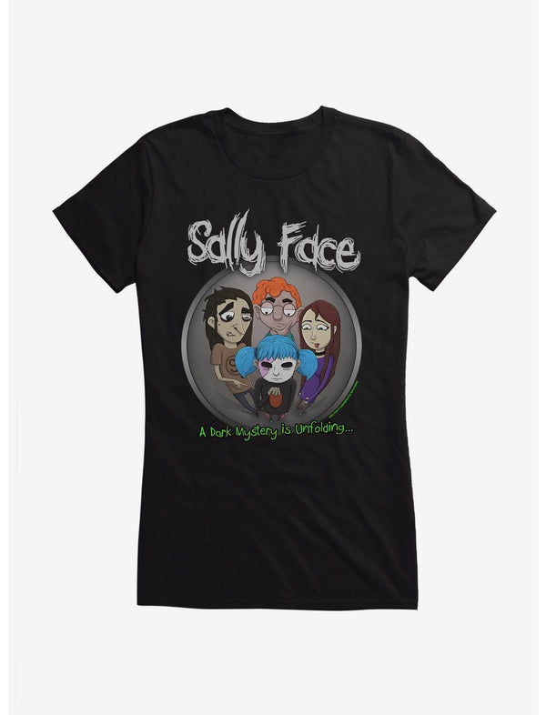 Sally Face Dark Mystery Unfolding Logo Girls T-Shirt