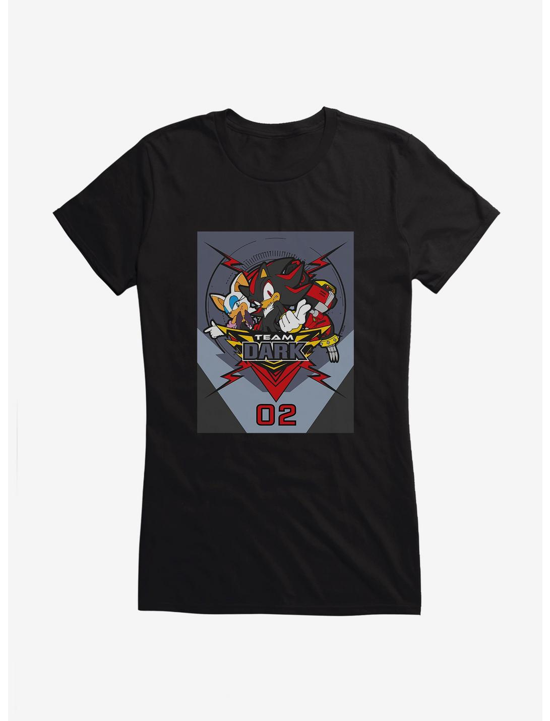 Sonic The Hedgehog Team Sonic Racing 2019 Team Dark Girls T-Shirt
