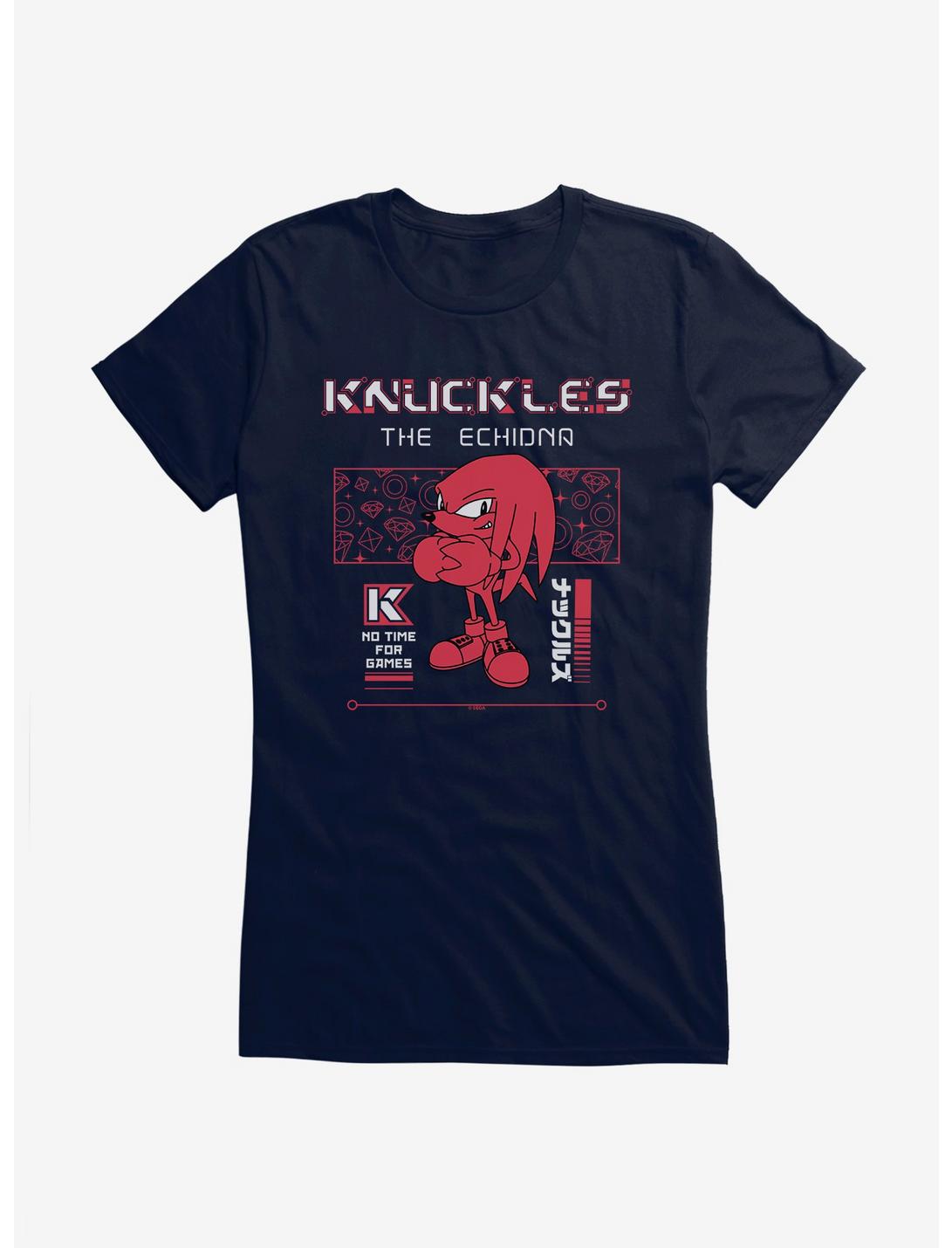 T-shirt Filles Sonic The Hedgehog Knuckles The Echidna