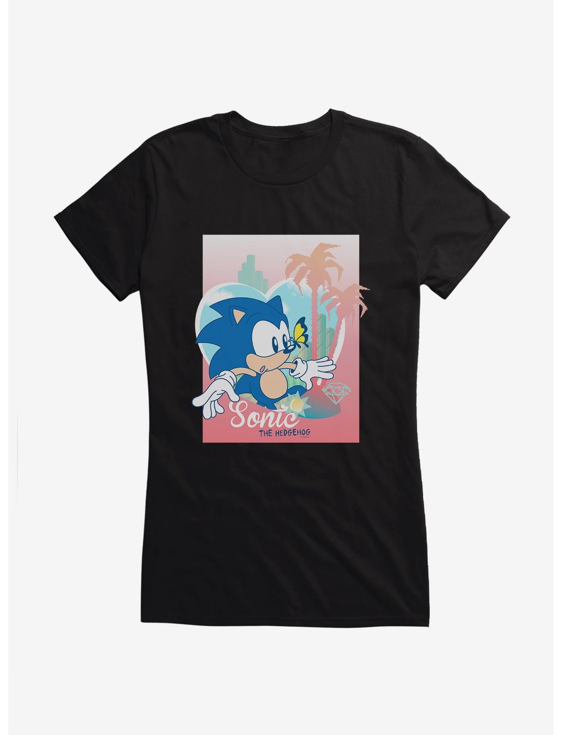 Sonic The Hedgehog Sonic Summer Butterfly Girls T-Shirt