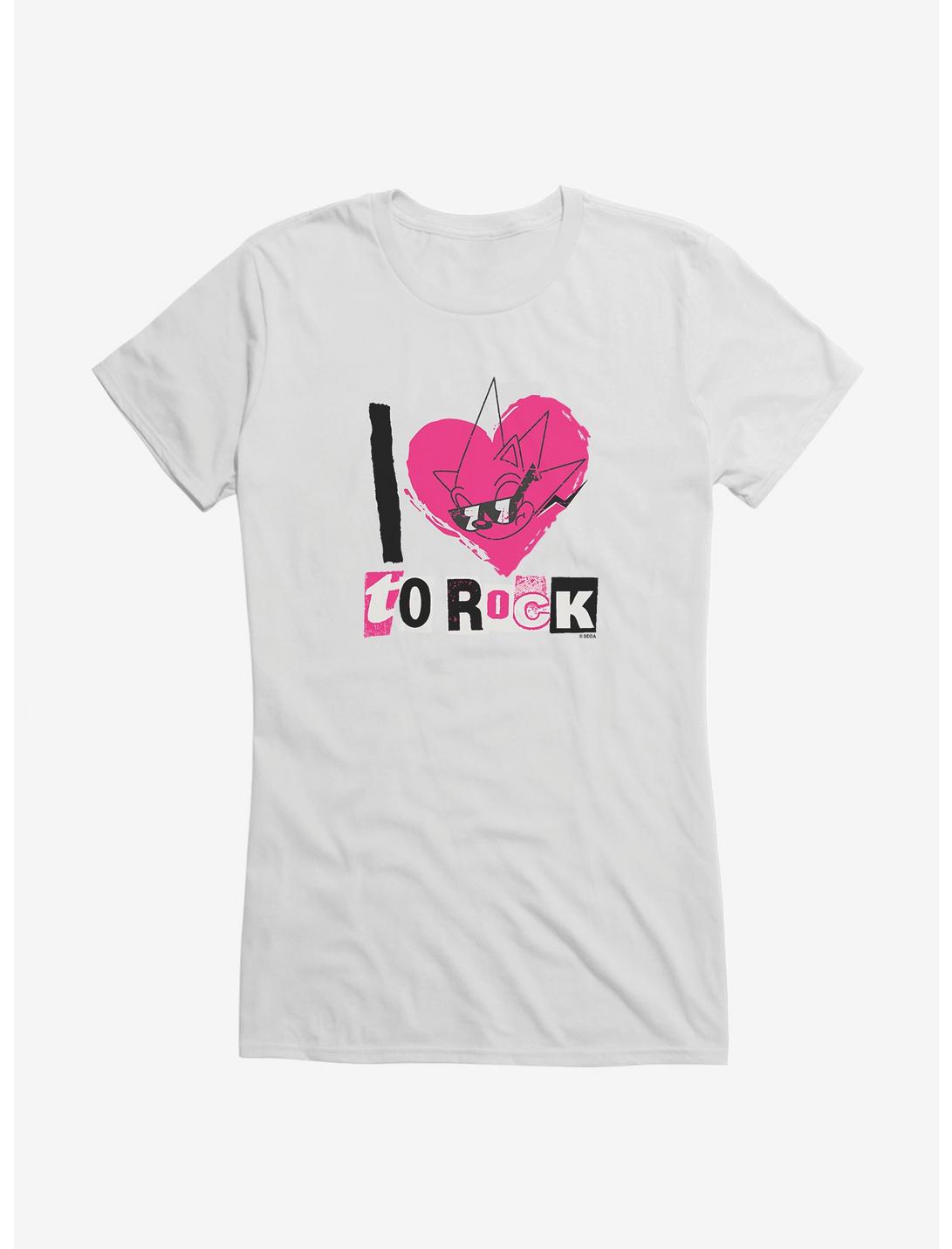 Sonic The Hedgehog Love To Rock Girls T-Shirt