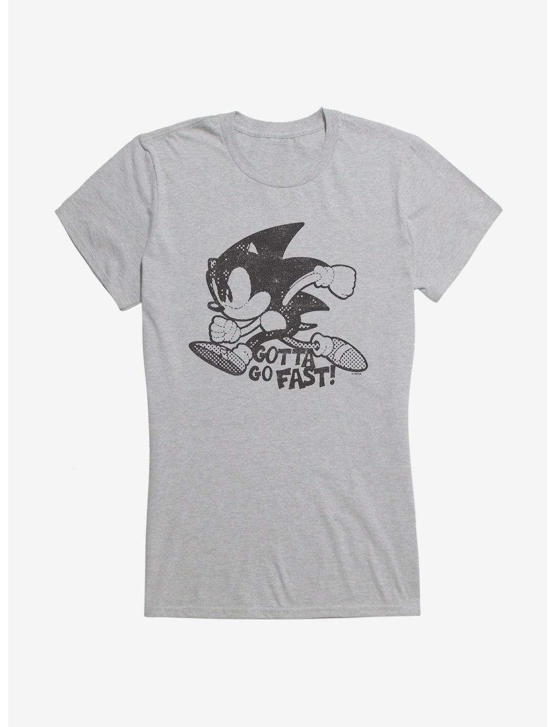 Sonic The Hedgehog Sonic Cutout Silhouette Girls T-Shirt