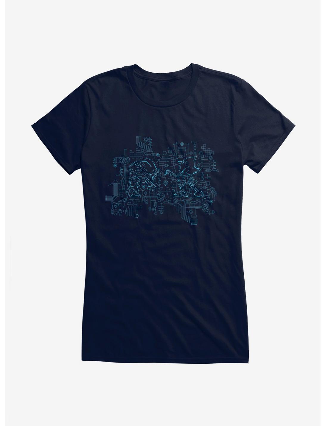 Sonic The Hedgehog Speed Circuit Sonic Versus Girls T-Shirt