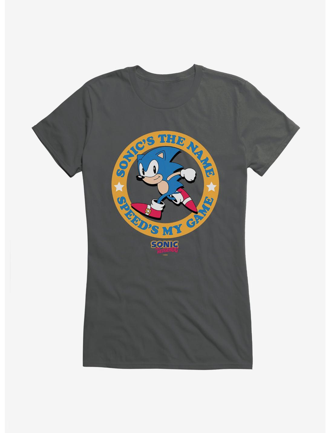 Sonic The Hedge Hog Speed's My Game Girls T-Shirt