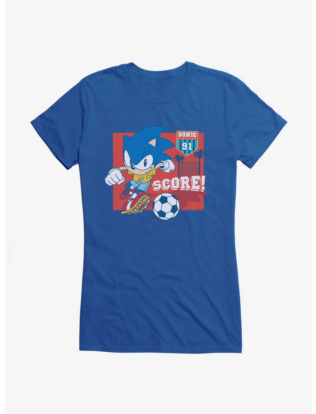 Sonic The Hedgehog Summer Games Soccer Girls T-Shirt