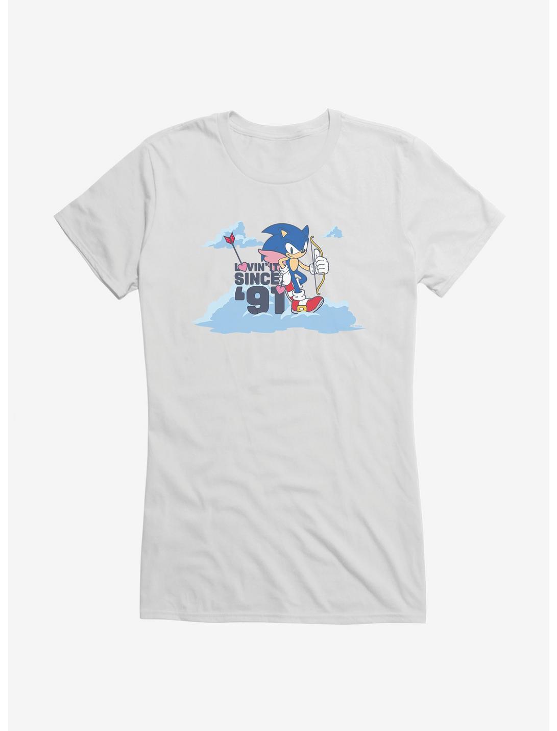 Sonic The Hedgehog Valentine Gaming Girls T-Shirt