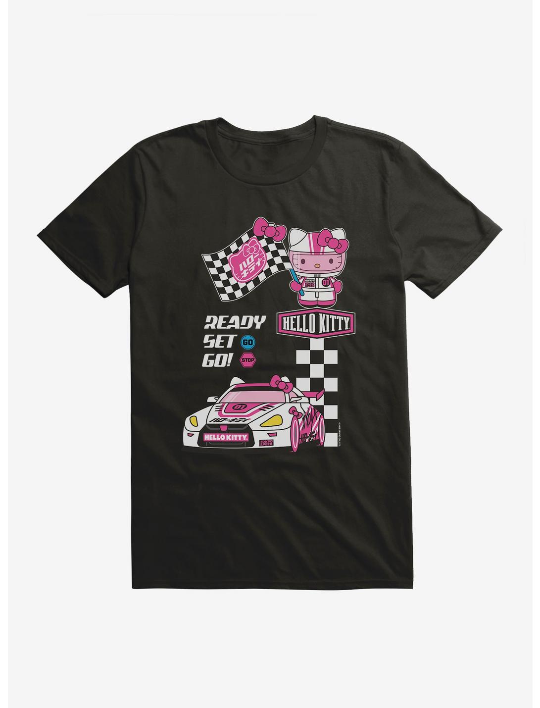 Hello Kitty Ready Set Go Racing Car T-Shirt