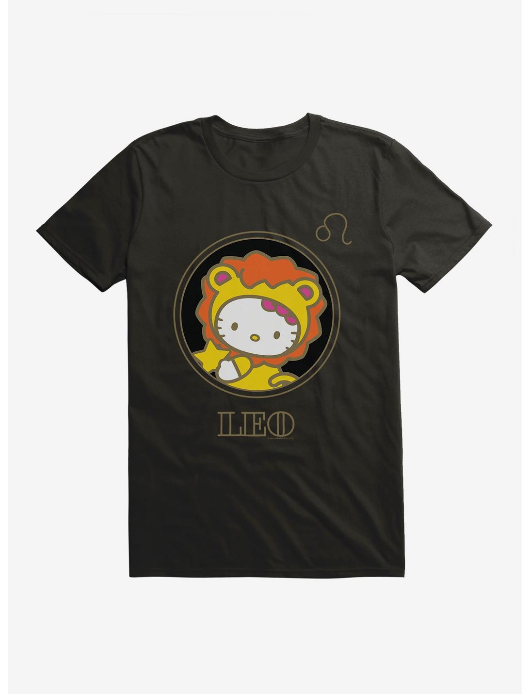 T-shirt pochoir Hello Kitty signe astrologique Lion