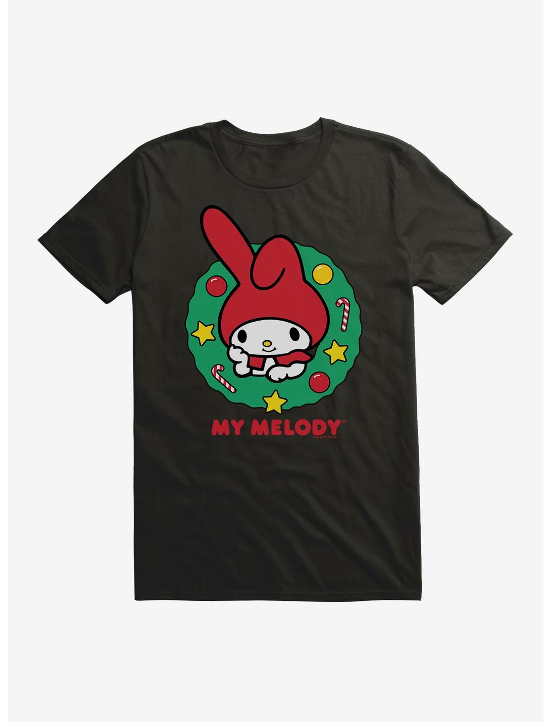 My Melody Happy Holidays Christmas Wreath T-Shirt