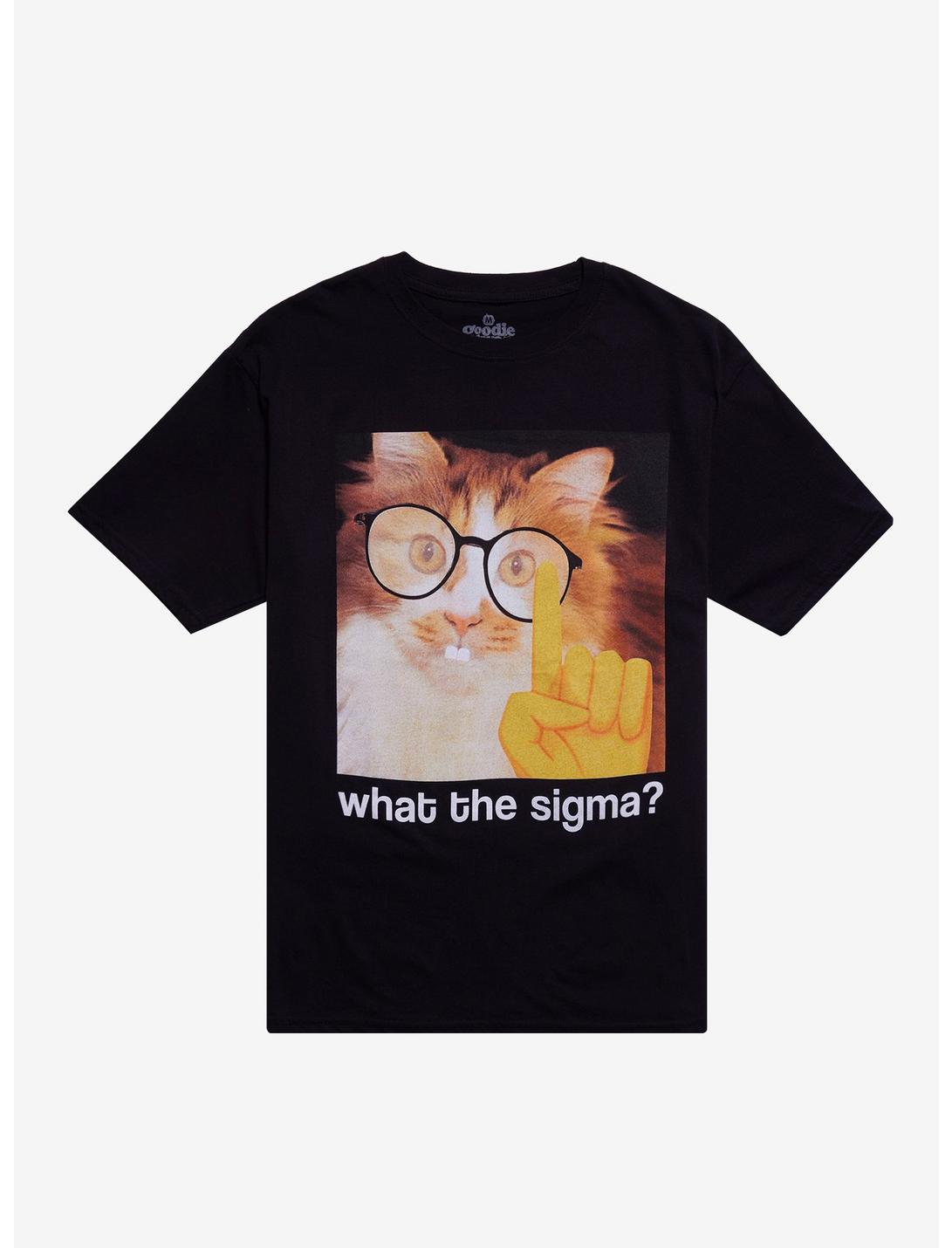What The Sigma Cat T-Shirt By Goodie Two Sleeves