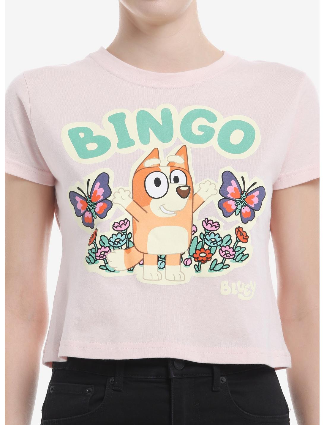 Bluey Bingo Flowers Girls Baby T-Shirt