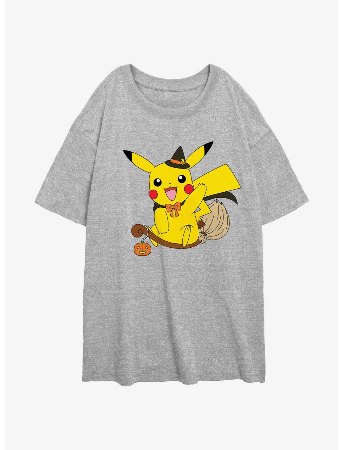 Pokemon Pikachu Witch Girls Oversized T-Shirt