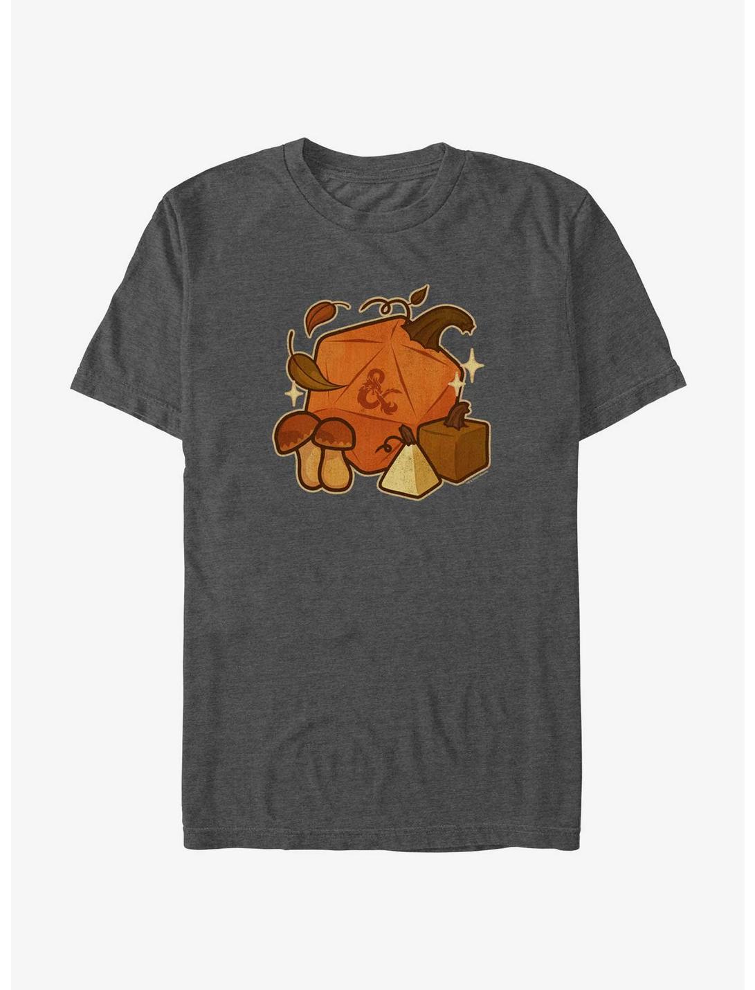 T-shirt D20 Citrouille Donjons et Dragons