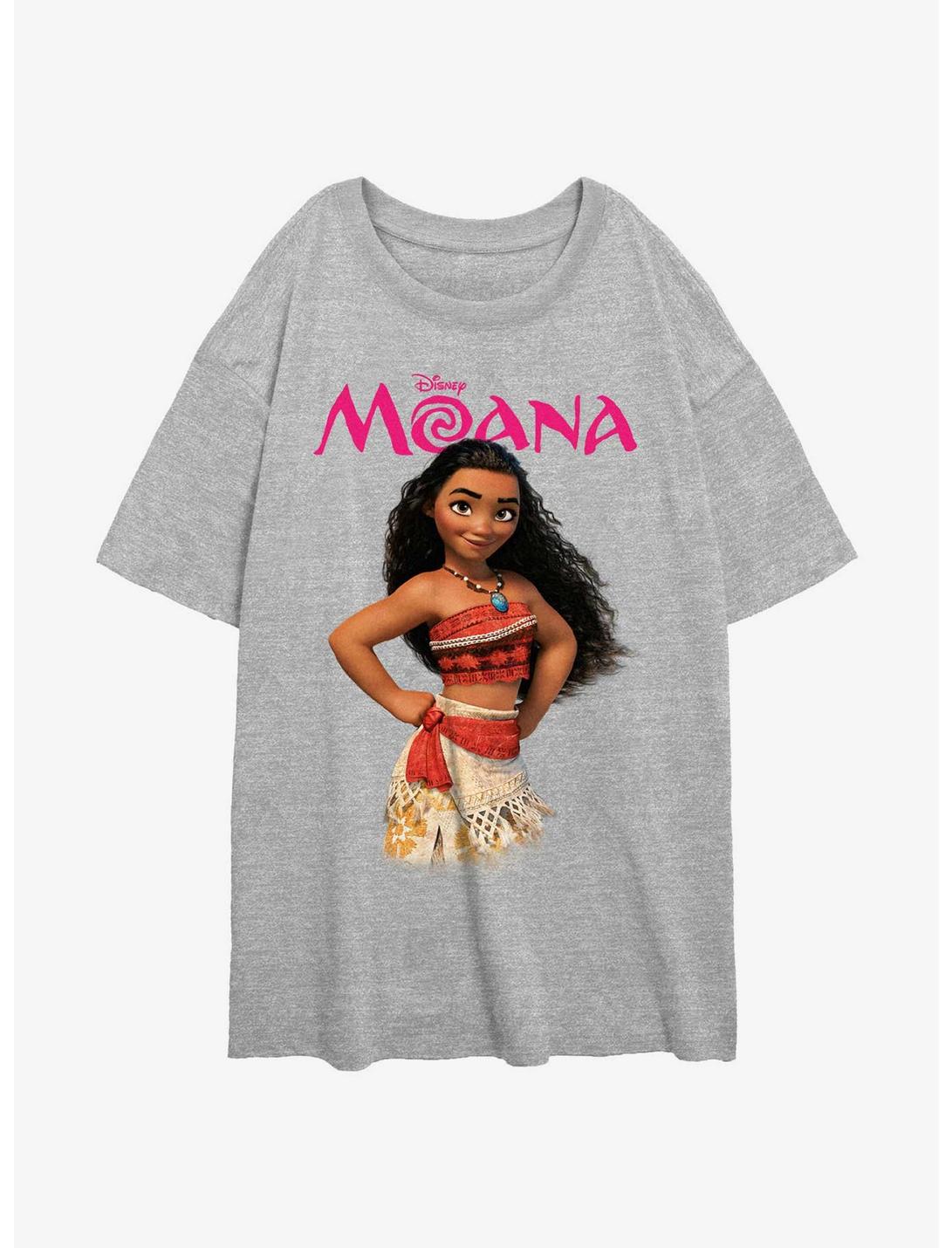 Disney Moana Cute Pose Girls Oversized T-Shirt
