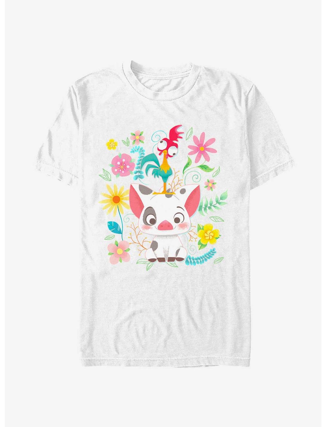 Disney Moana Floral Scatter T-Shirt