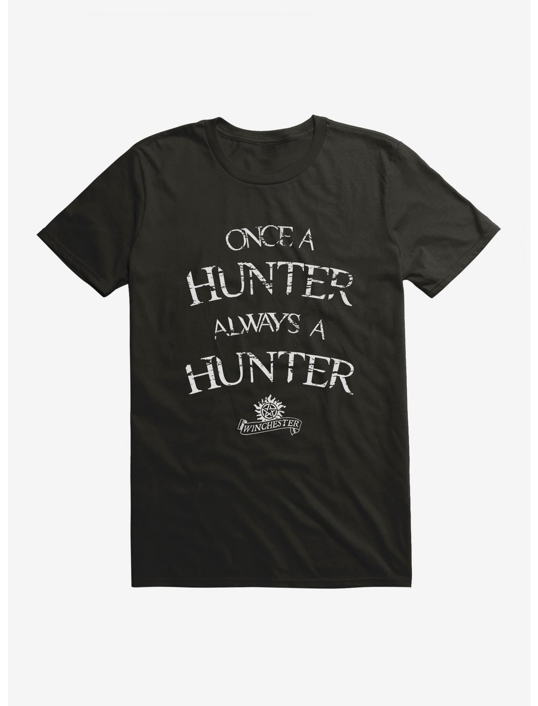 T-shirt Surnaturel Un chasseur un jour, chasseur toujours