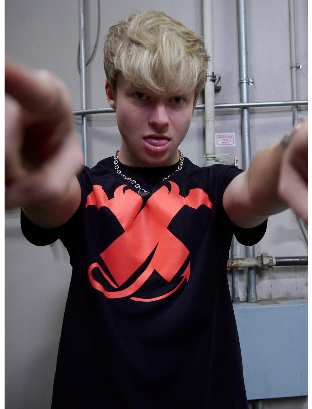 T-shirt XPLR By Sam And Colby Devil Logo Exclusivité Hot Topic