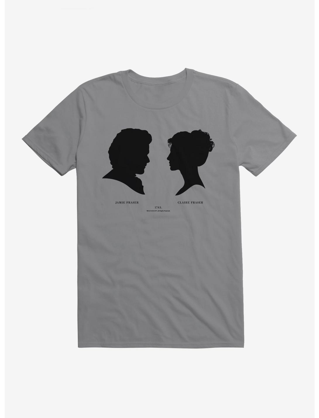 Outlander Claire and Jamie Silhouette T-Shirt
