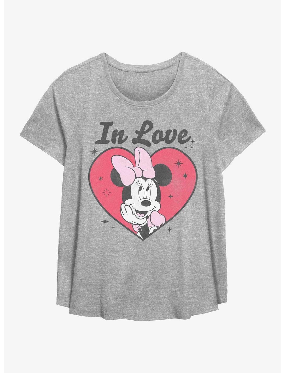 Disney Minnie Mouse In Love Girls T-Shirt Plus Size