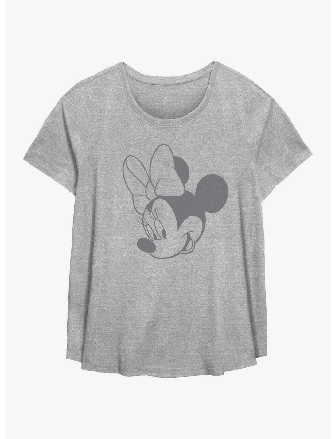 Disney Minnie Mouse Minnie Head Girls T-Shirt Plus Size