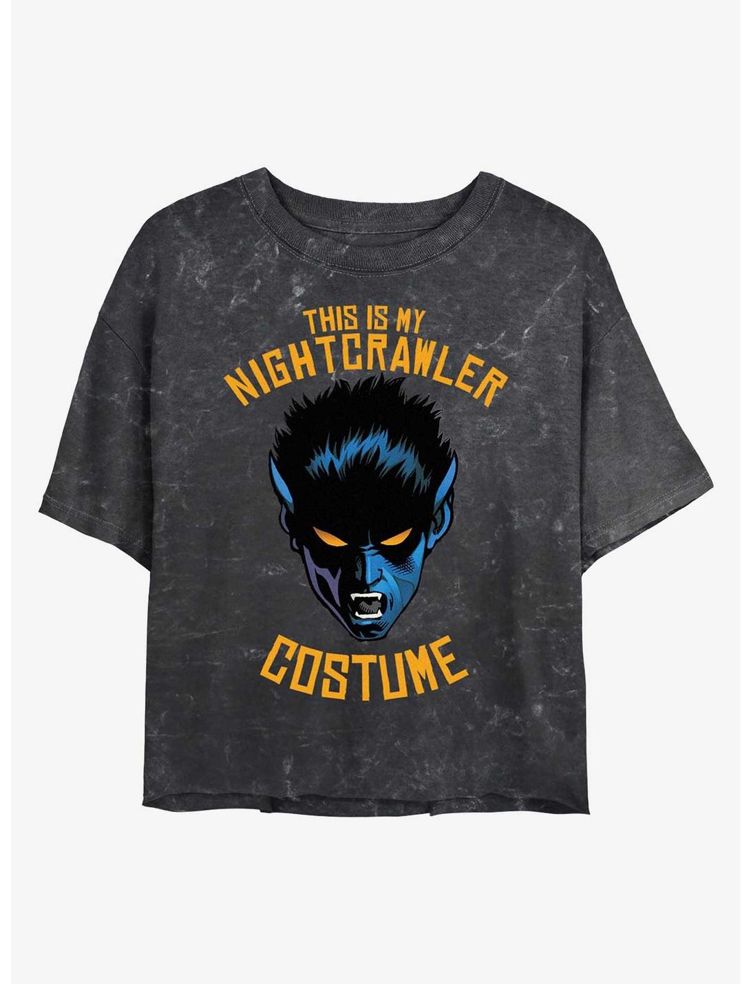 Marvel X-Men Nightcrawler Ceci est mon costume T-shirt court minéral délavé pour filles