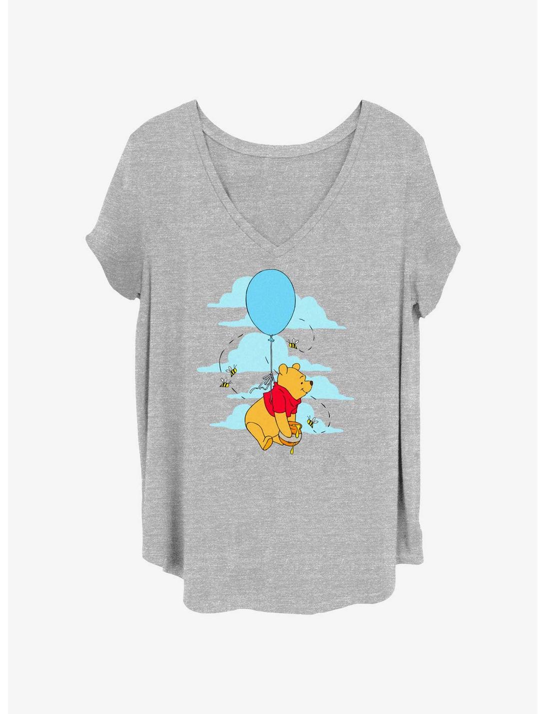 Disney Winnie The Pooh Pooh Balloon Girls T-Shirt Plus Size