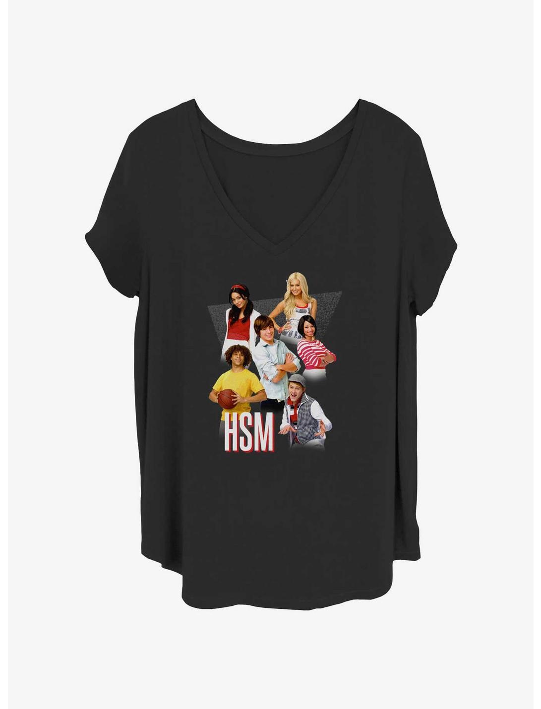 T-shirt Fille Disney High School Musical Collage Rétro Grande Taille