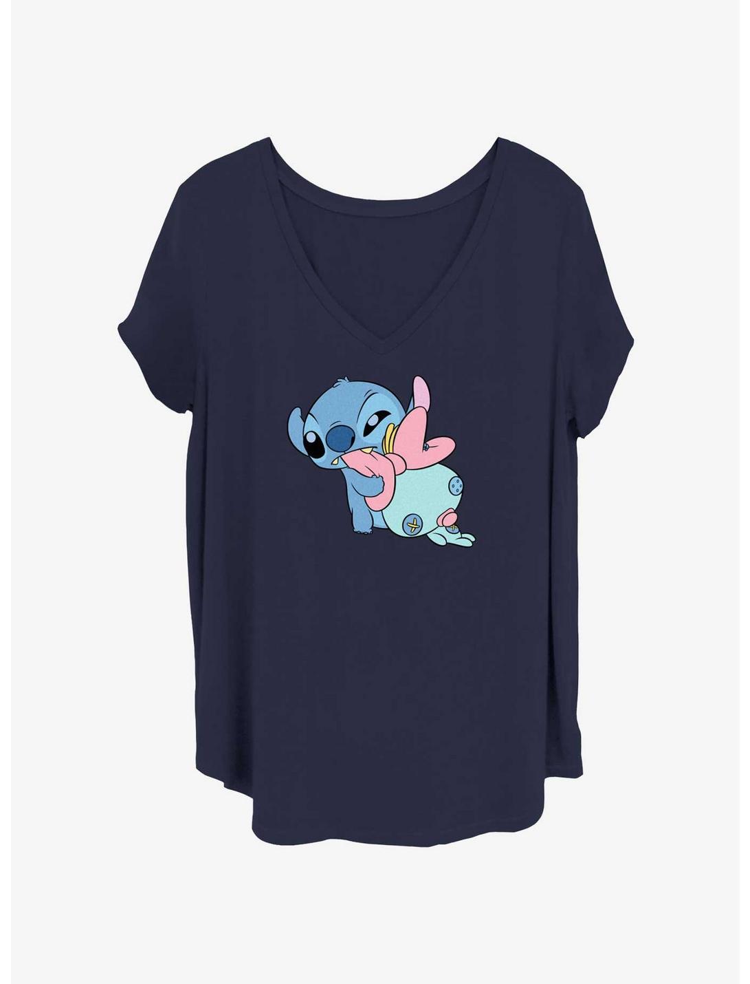 T-shirt Filles Disney Lilo & Stitch Scrump Meilleures Amies Taille Plus