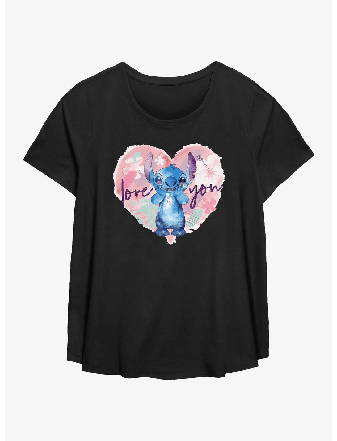 Disney Lilo & Stitch Love You Stitch Girls T-Shirt Plus Size