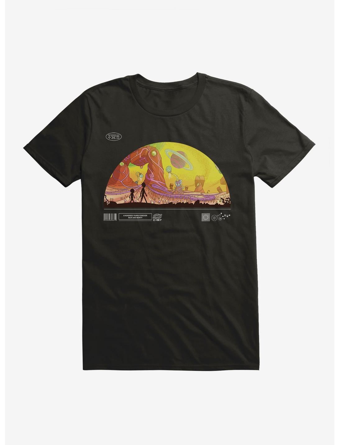 Rick And Morty Walking On A Planet T-Shirt