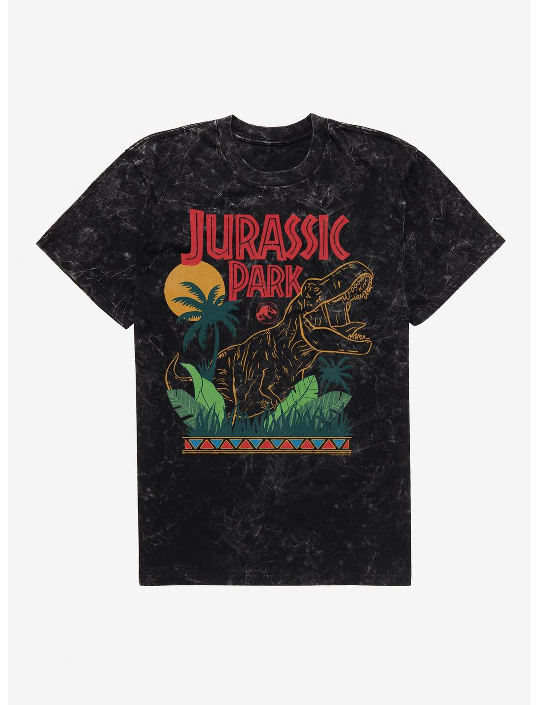 Jurassic Park T-Rex Roar Mineral Wash T-Shirt
