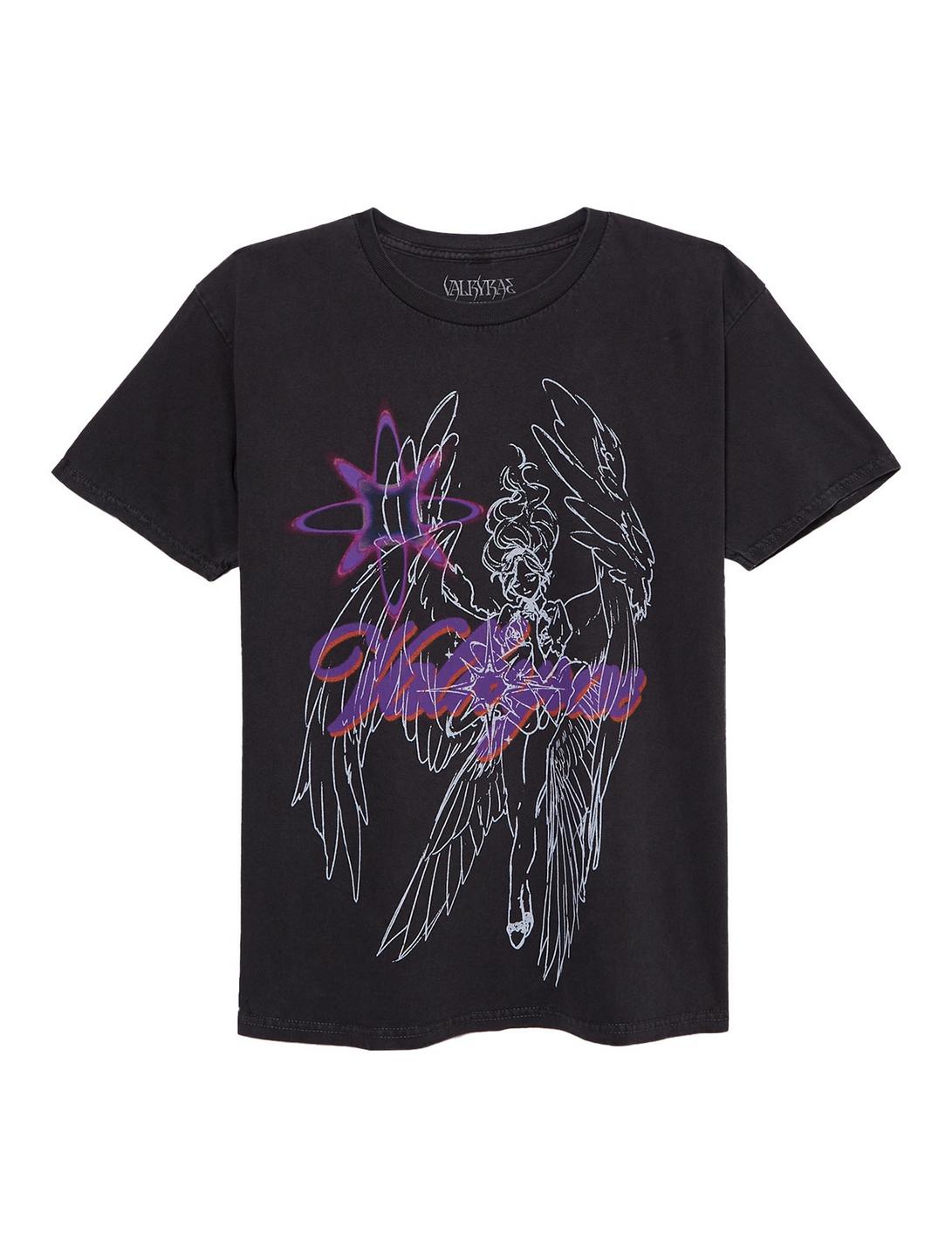 Valkyrae Angel Relaxed Fit Girls T-Shirt