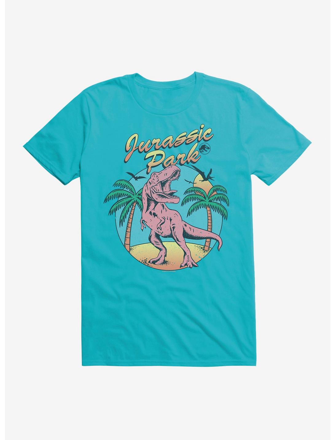 T-shirt Plage T-Rex Jurassic Park