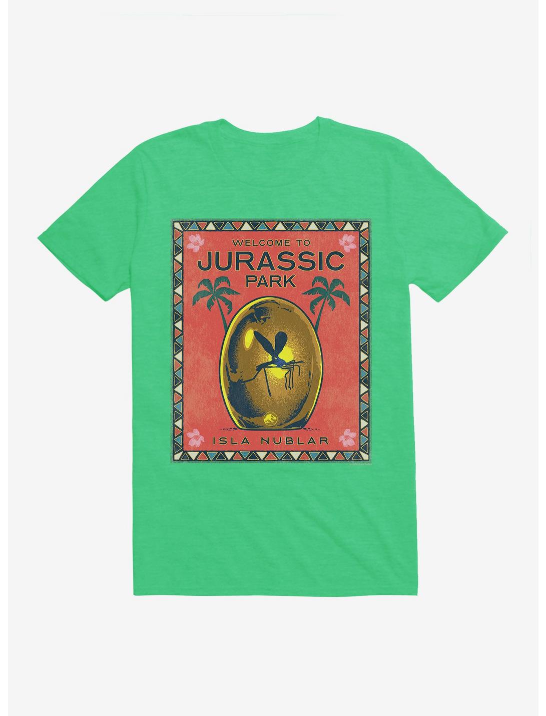 T-shirt affiche de bienvenue Jurassic Park